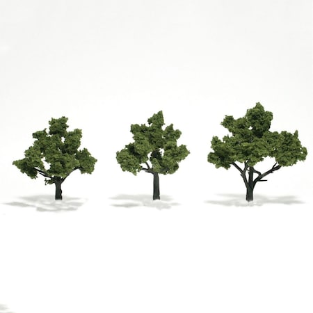 Thinkandplay 3-4 in. Light Green Trees TH1800840